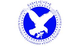 Salue- bald eagle logo